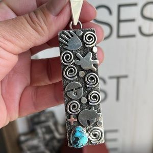Alex Sanchez petroglyph pendant